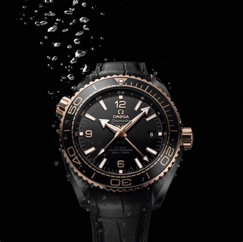 omega seamaster planet ocean gmt deep black|omega planet ocean 600m price.